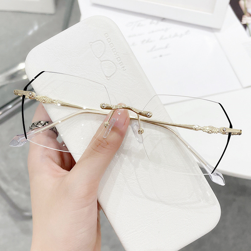 Men'S Fashion Rimless Glasses - Lunettes de myopie sans bords pour