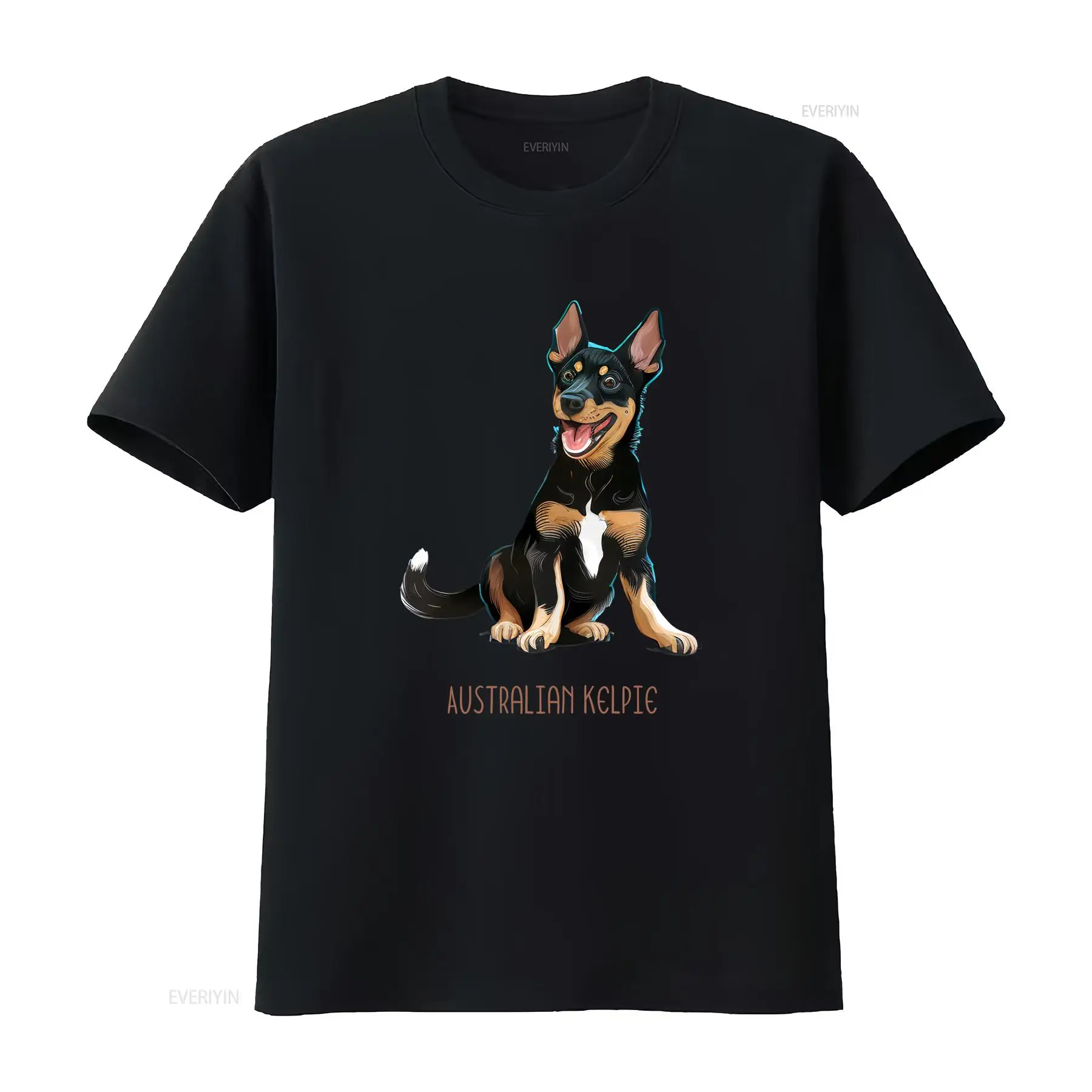 Mens Fashion Australia - T-shirt Australian Kelpie Made in Australia