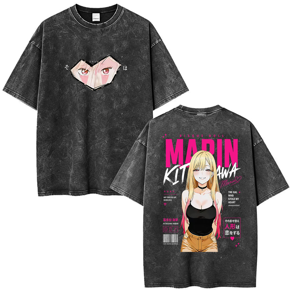 Mens Fashion Dress Shirts - Anime My Dress-Up Darling Marin Kitagawa