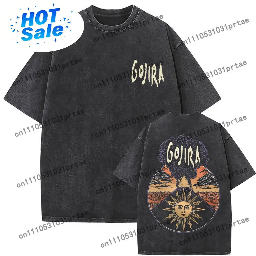 Graphic Tee Oversized - T-shirt graphique vintage en métal lavé