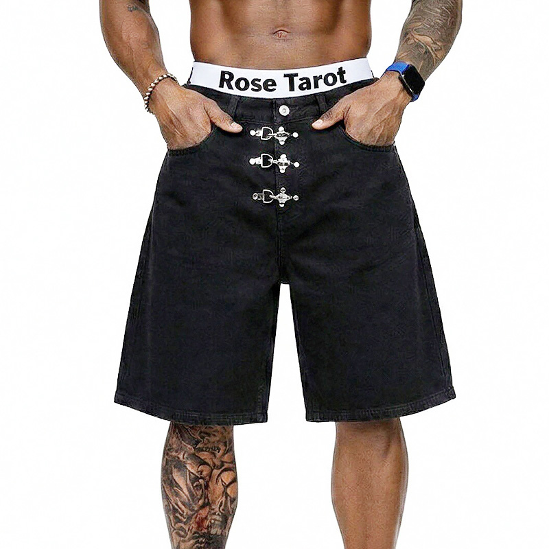 Men'S Fashion With Baggy Jeans - Short en jean ample pour homme