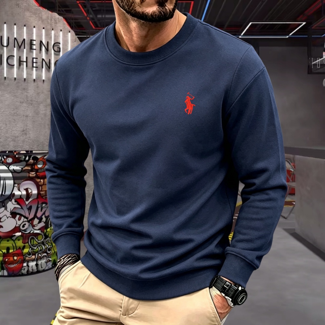 Fashion Mens Shirt - T-shirt à manches longues et col