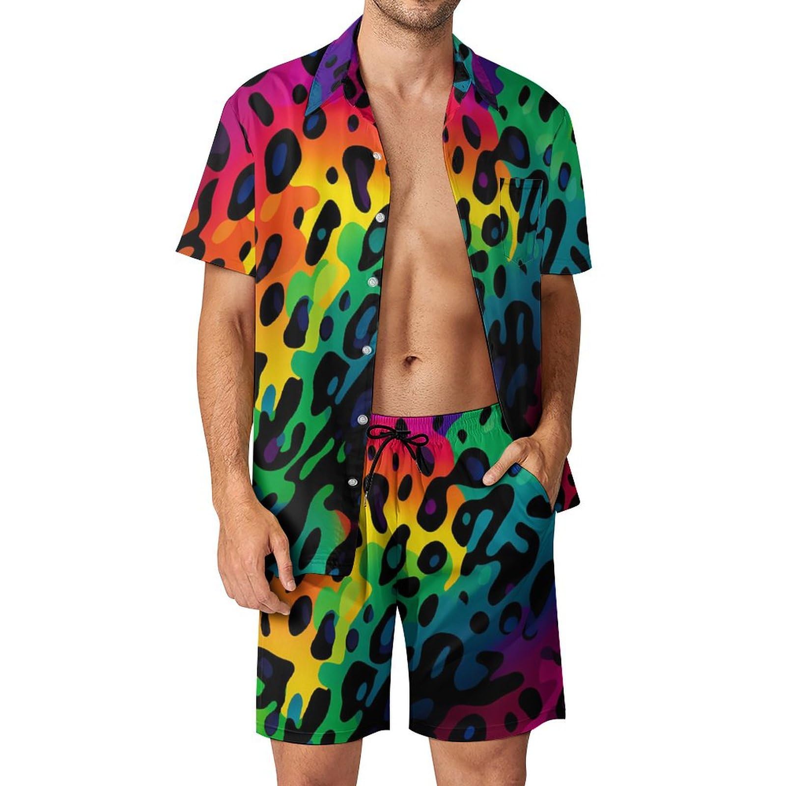 Men'S Fashion Designer - Ensemble chemise et short pour homme,