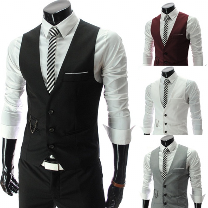 Mens Fashion Trajes - 2025 marque Costume gilet hommes veste
