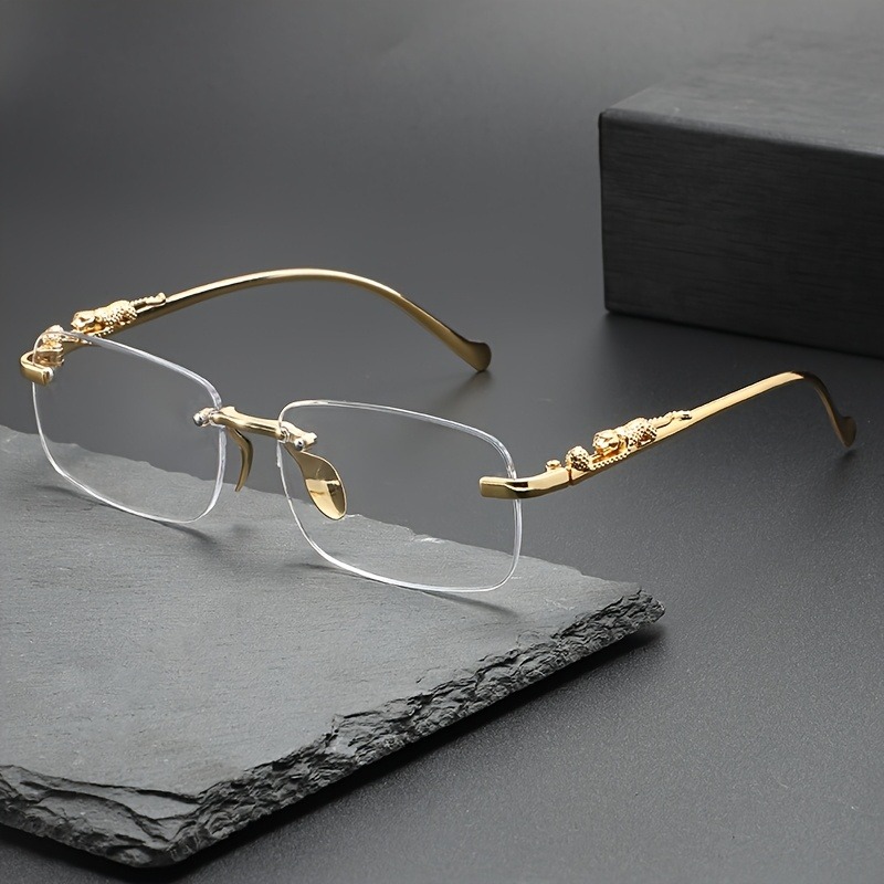 Men'S Fashion Rimless Glasses - Lunettes de soleil métalliques sans monture