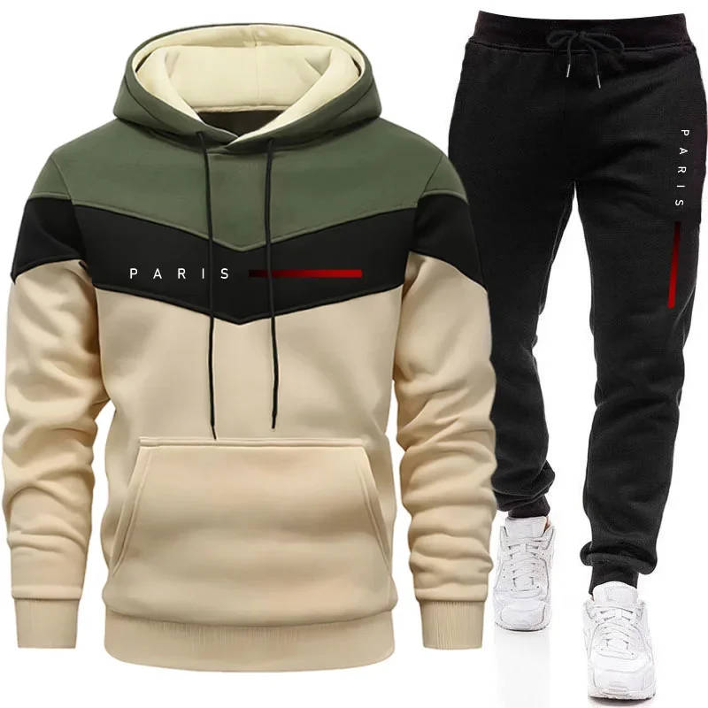 Men'S Fashion Trousers - Ensemble de sweats à capuche pour