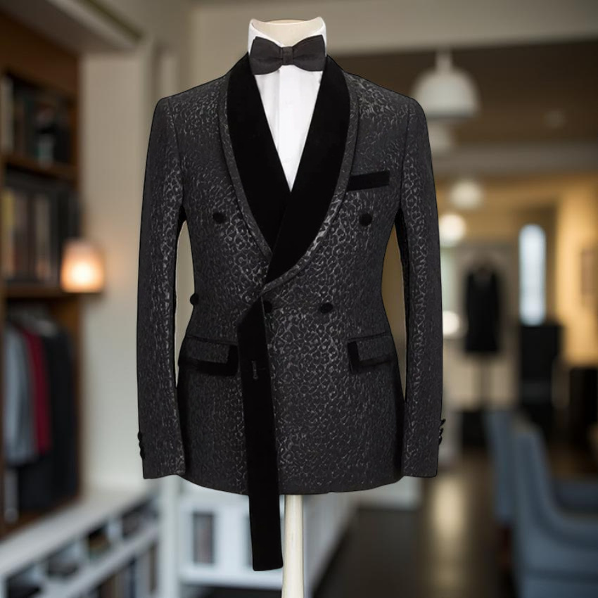 Slim Fit Blazer Men - Costumes à fleurs pour hommes, ensemble