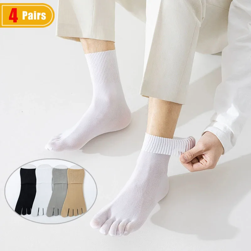 Socks Ankle Men - 4 paires de chaussettes d'été fines