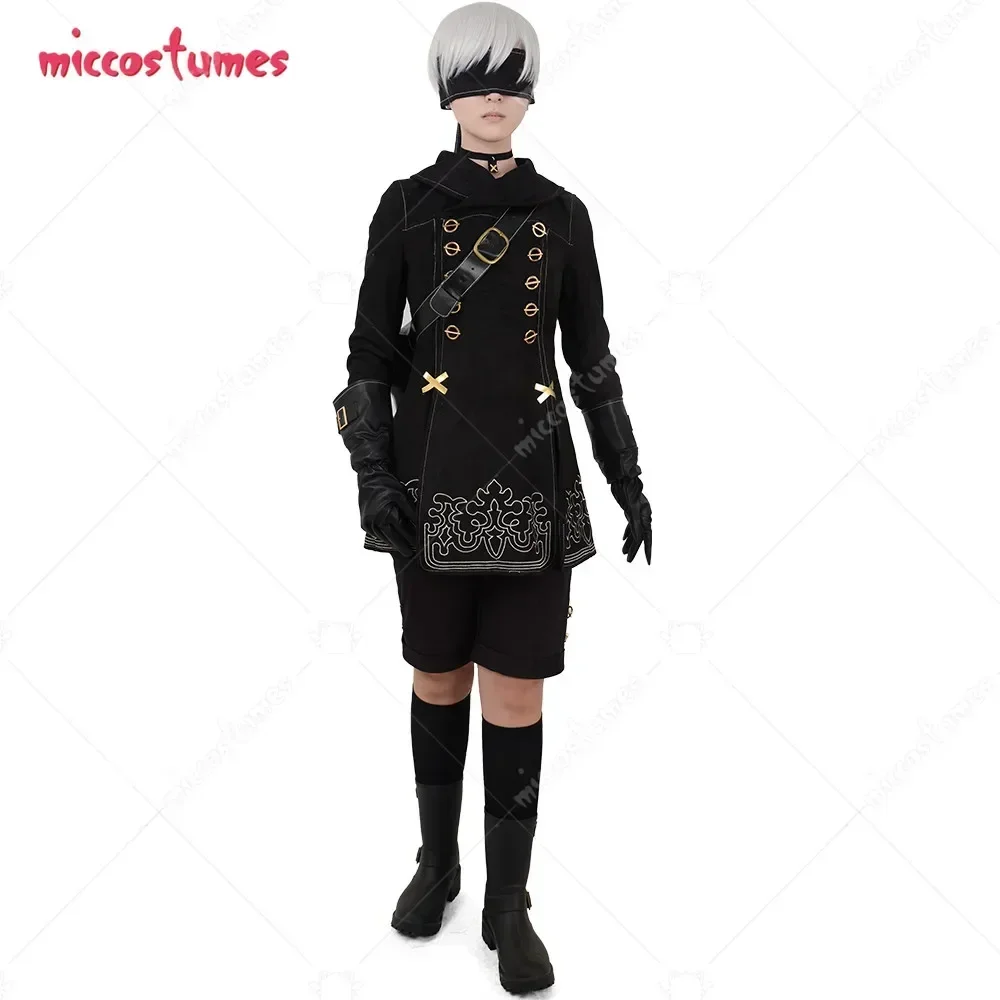 Men'S Fashion Gloves - Miccostumes Costume de cosplay noir unisexe