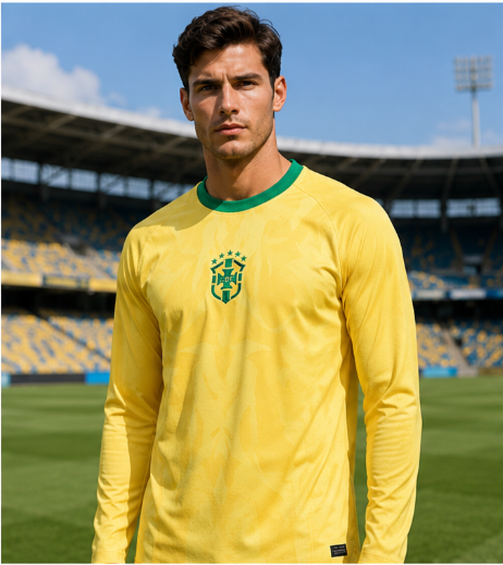 Men'S Fashion Designer - Maillot de football à manches longues