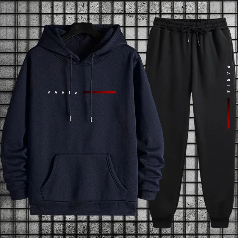 Men'S Fashion Paris 2025 - Automne hiver sweat à capuche décontracté
