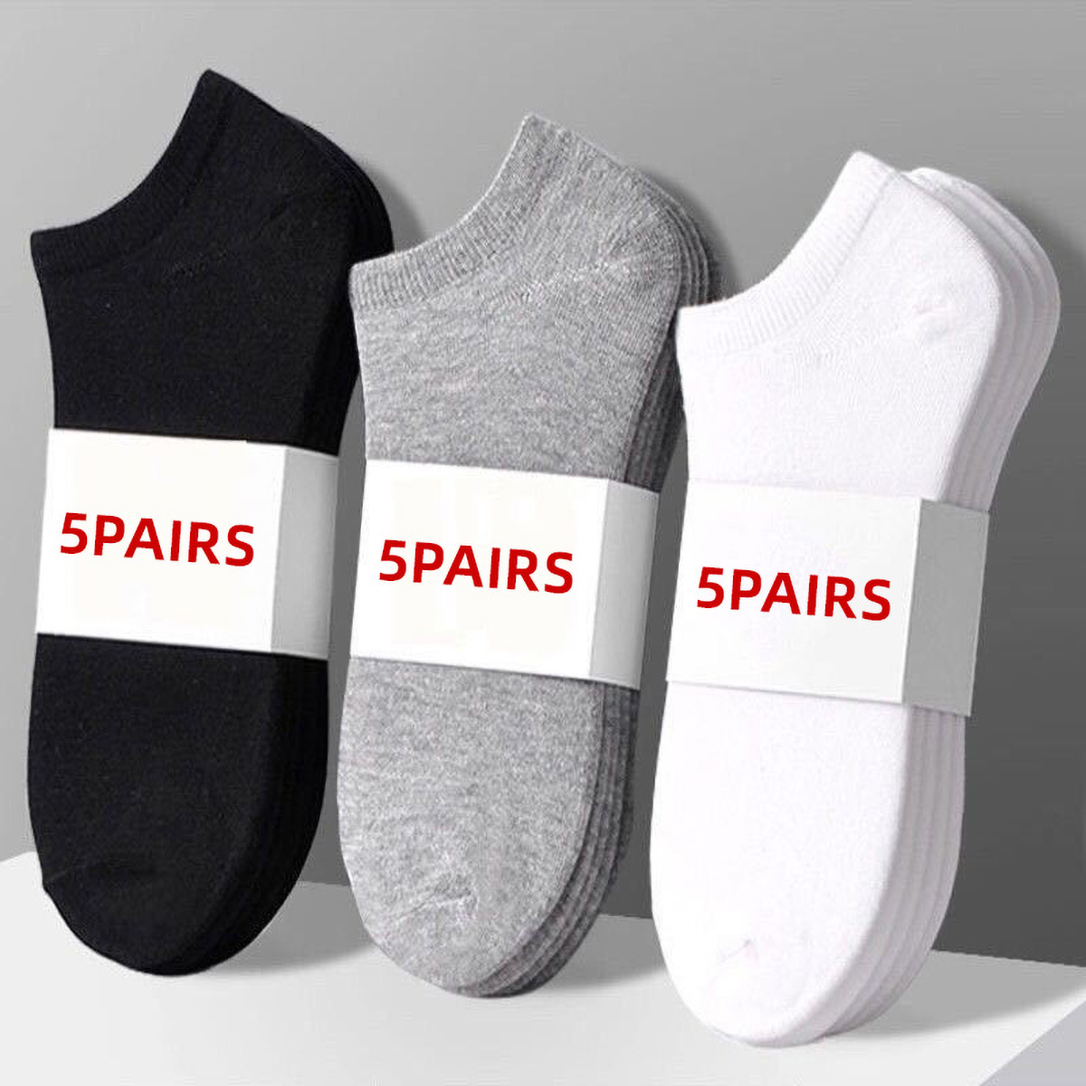 5 paires de chaussettes bateau - Socks Ankle Men avis et prix