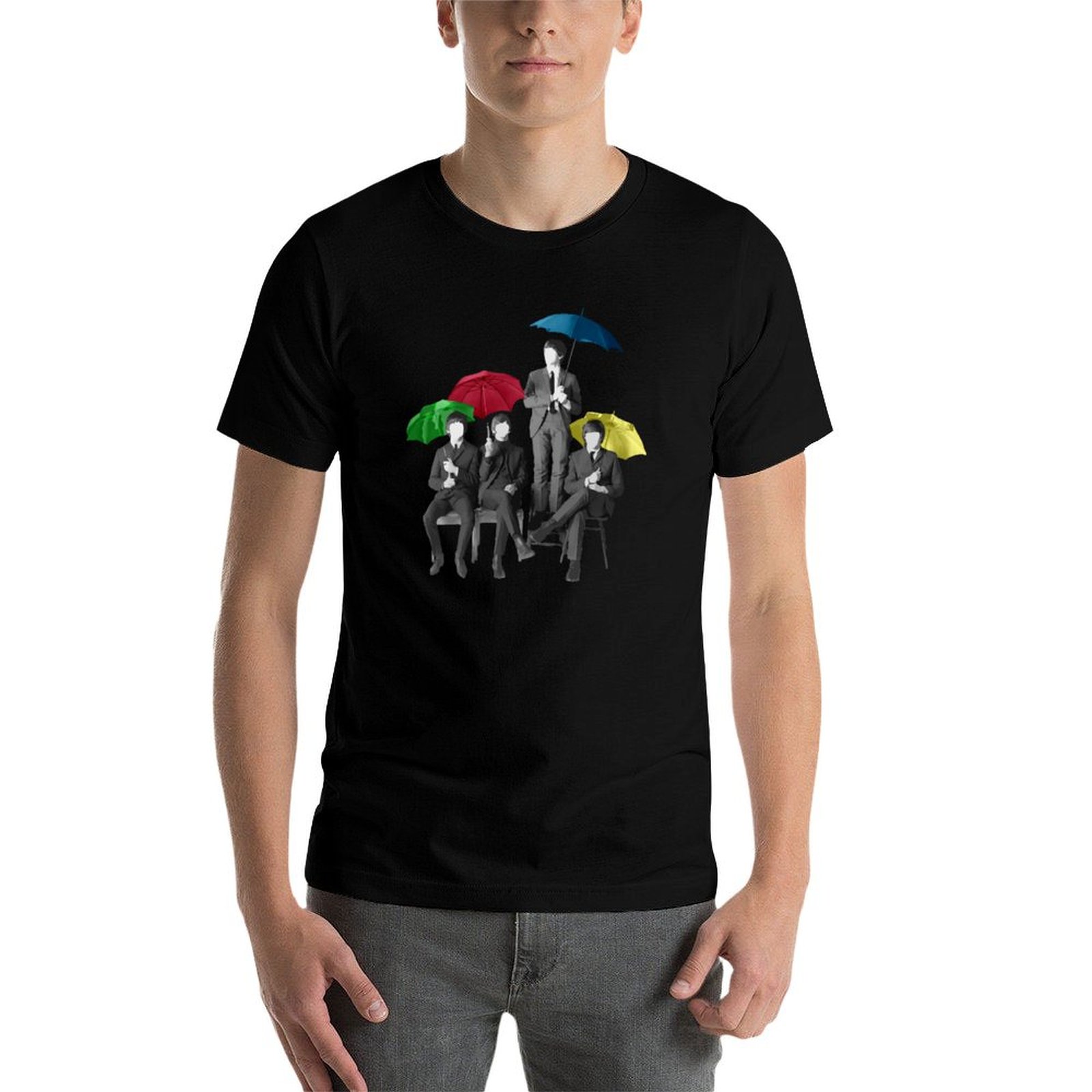Umbrella Fab Four T-Shirt T-sh - Men'S Fashion Umbrella avis et prix
