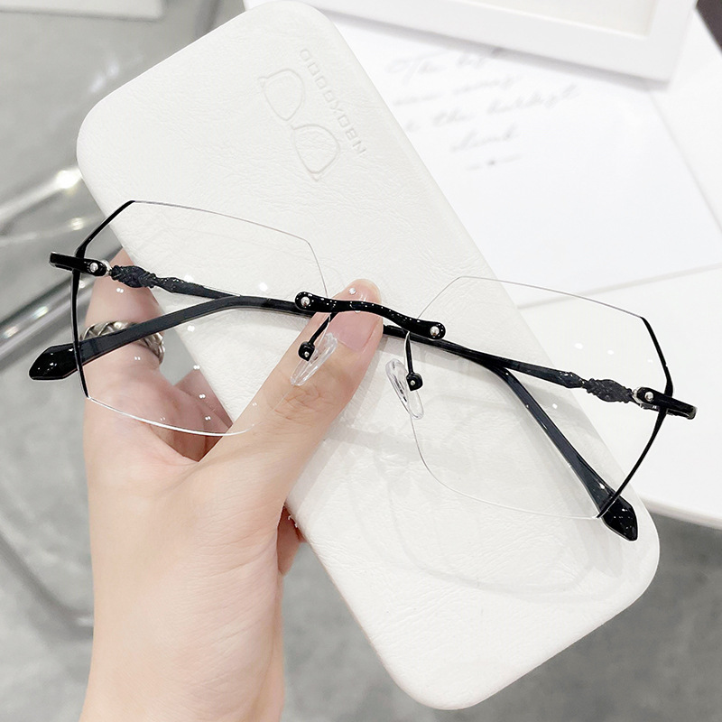Lunettes de myopie sans bords  - Men'S Fashion Rimless Glasses avis et prix