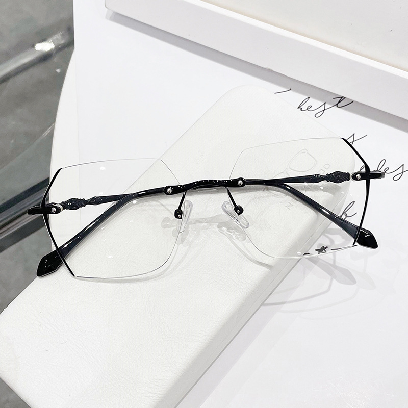 Lunettes de myopie sans bords  - Men'S Fashion Rimless Glasses avis et prix