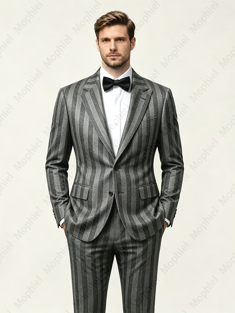 Costume homme noir et gris à r - Slim Fit Blazer Men avis et prix