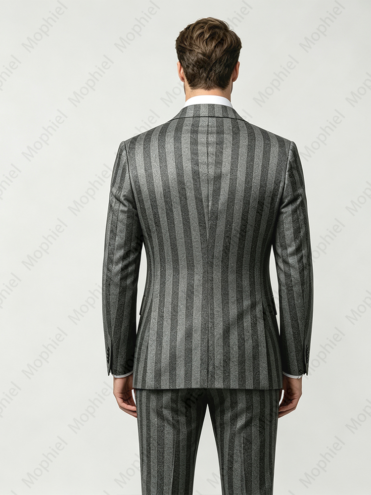 Costume homme noir et gris à r - Slim Fit Blazer Men avis et prix