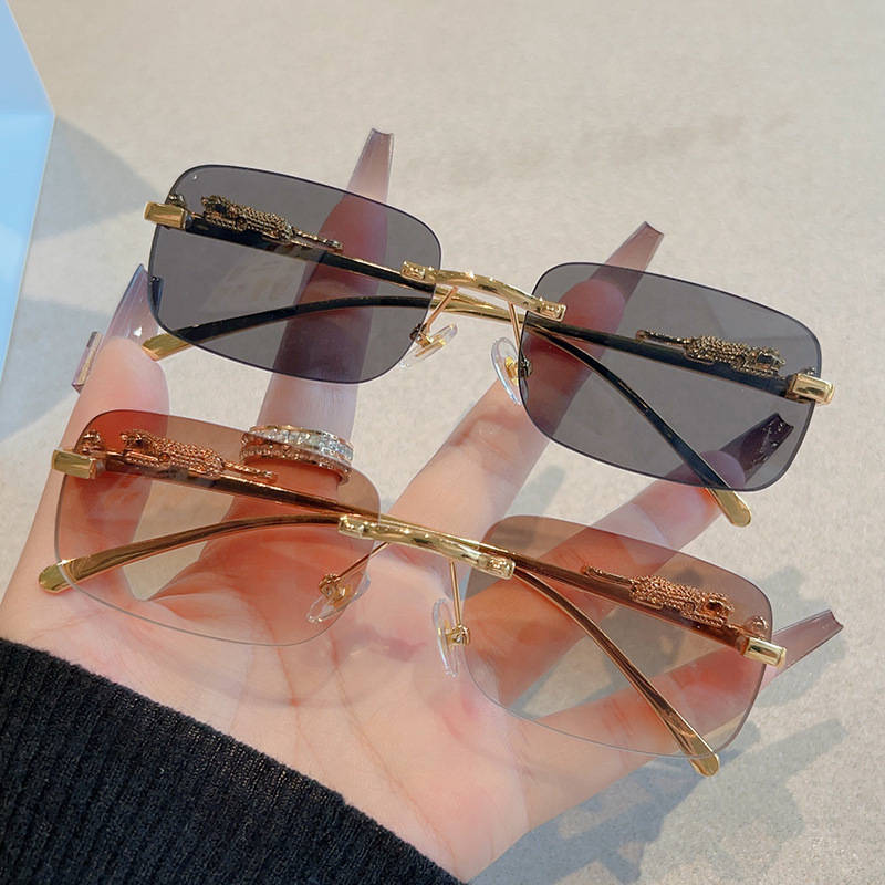 12 pièces nouvelles petites lu - Men'S Fashion Rimless Glasses avis et prix