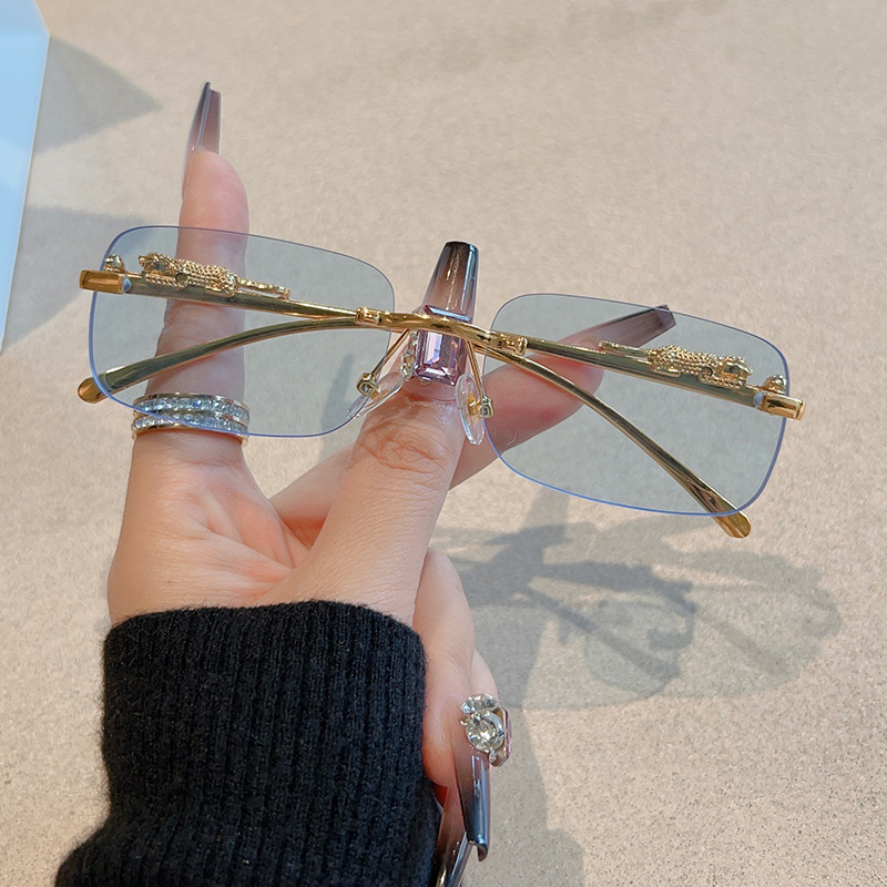 12 pièces nouvelles petites lu - Men'S Fashion Rimless Glasses avis et prix