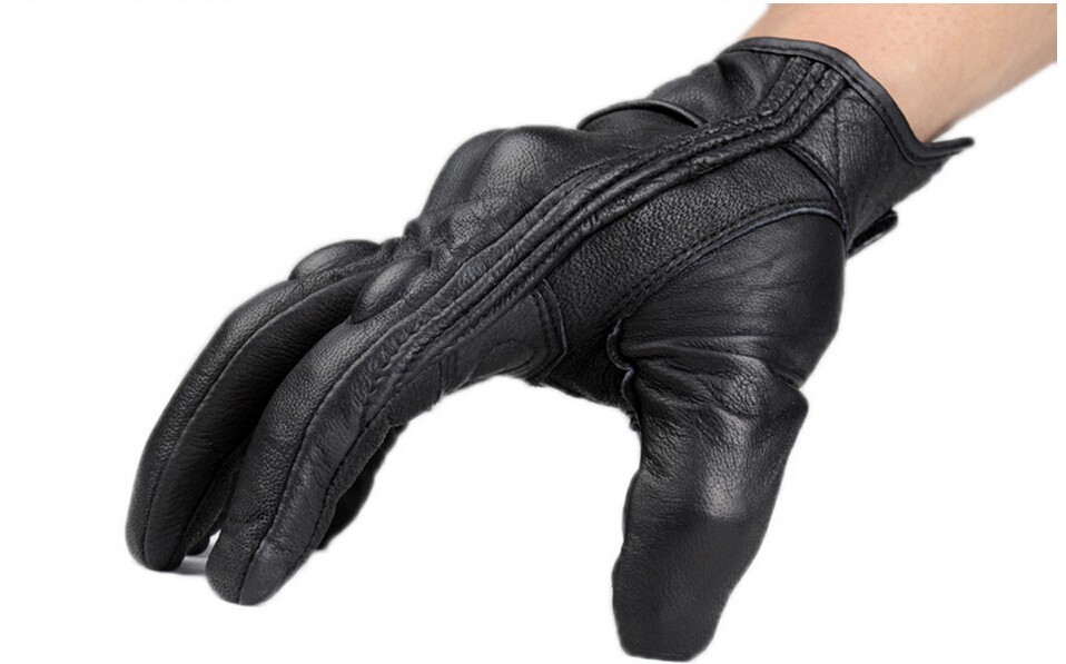 2025 gants de Moto en cuir de  - Men'S Fashion Gloves avis et prix