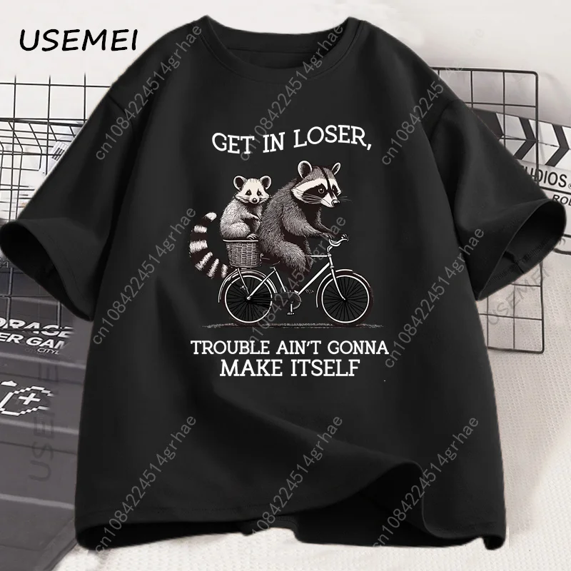 T-shirt « Get in Loser » avec  - Graphic Tee Oversized avis et prix