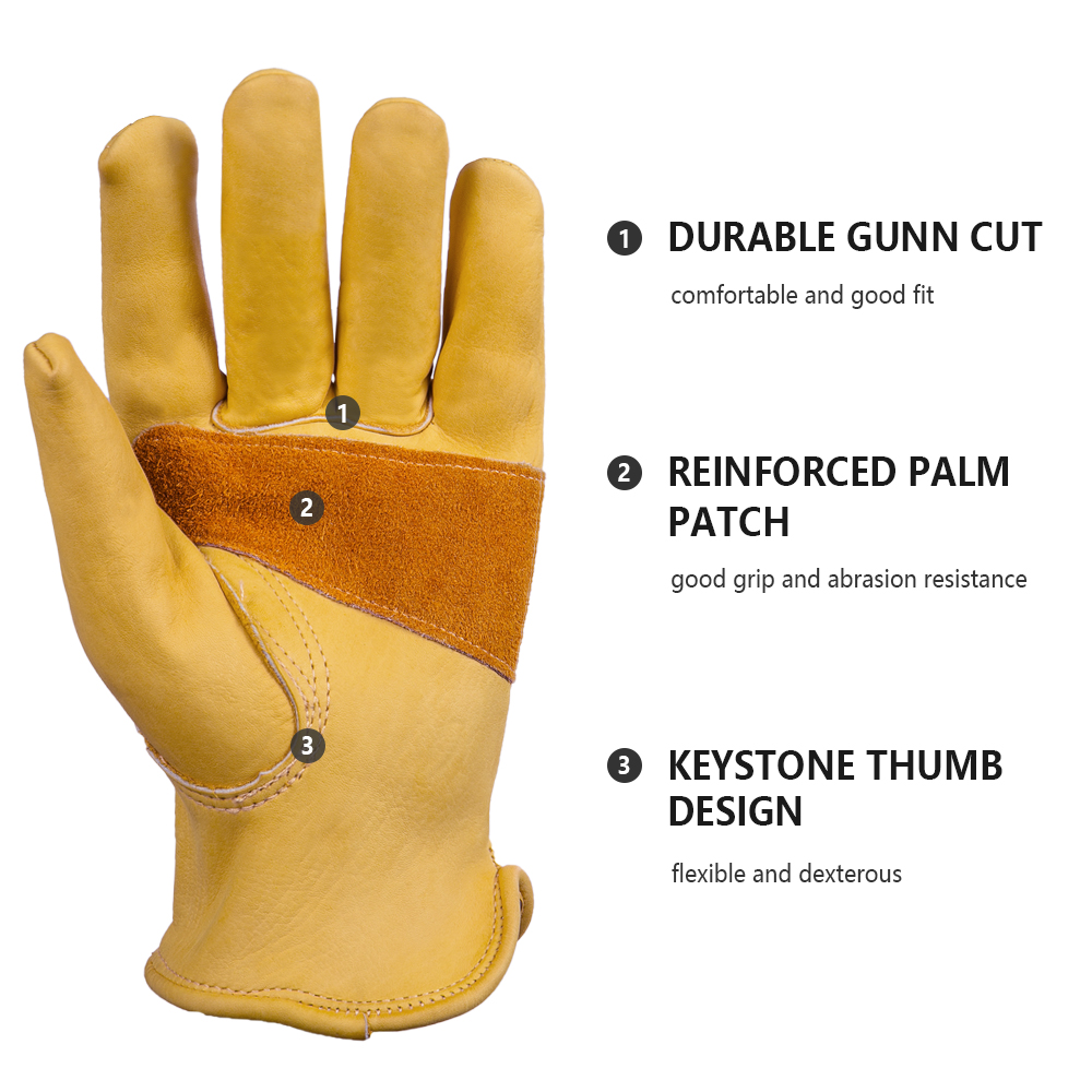 Gants en cuir pour hommes, gan - Men'S Fashion Gloves avis et prix