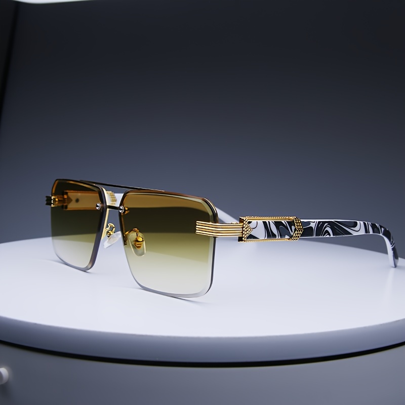 Lunettes de soleil sans montur - Men'S Fashion Rimless Glasses avis et prix