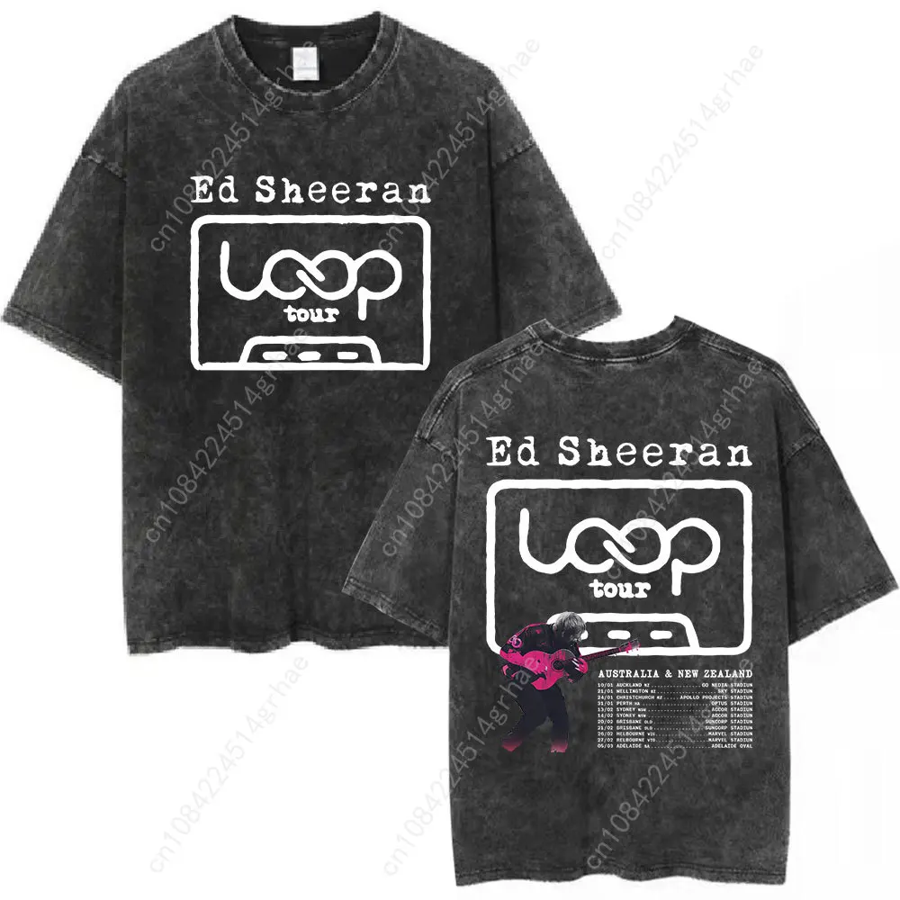 T-shirt en coton délavé Ed She - Mens Fashion Australia avis et prix