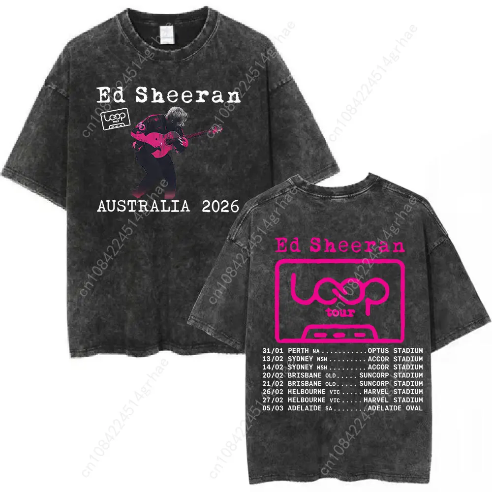 T-shirt en coton délavé Ed She - Mens Fashion Australia avis et prix