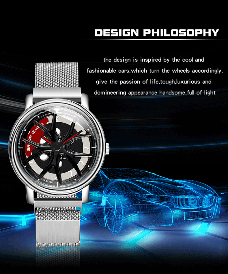 Montre-bracelet étanche en aci - Men'S Fashion Hub avis et prix
