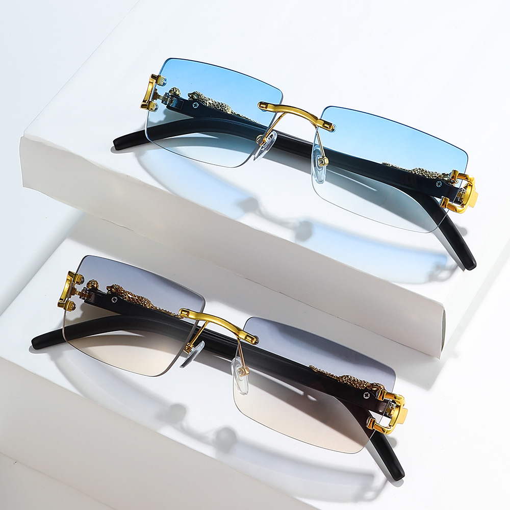 1 Paire de Lunettes de Soleil  - Men'S Fashion Rimless Glasses avis et prix