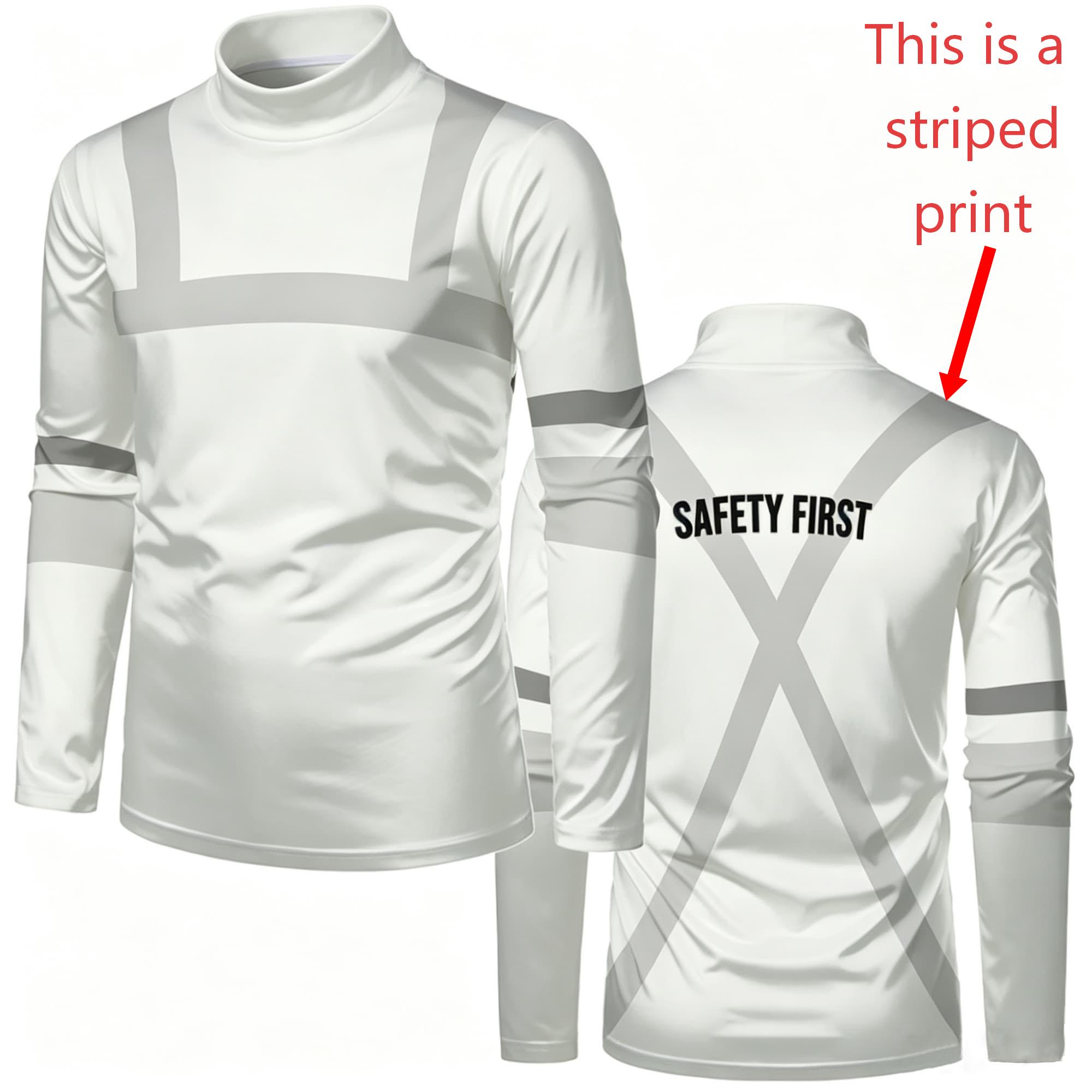 T-shirt à col montant et manch - Fashion Mens Shirt avis et prix