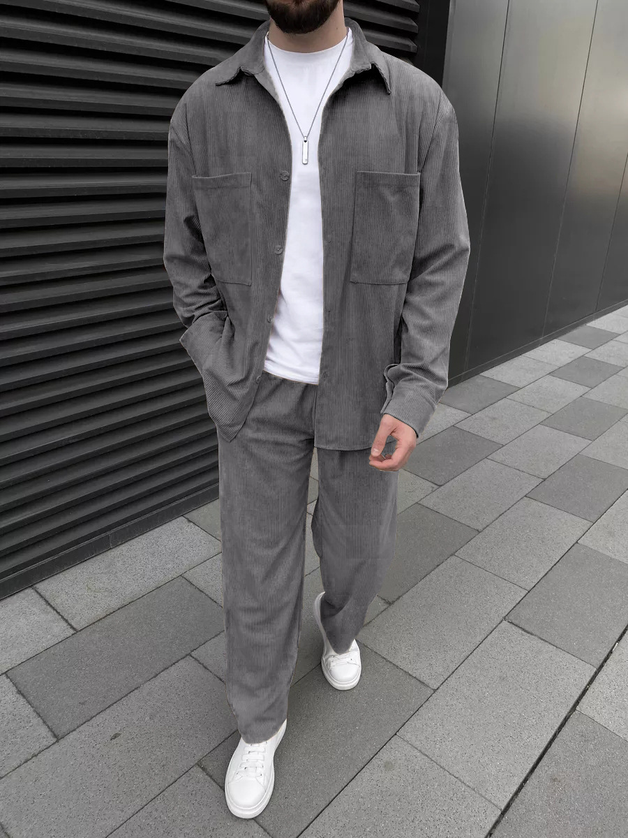 Ensemble deux pièces en velour - Men'S Fashion Designer avis et prix