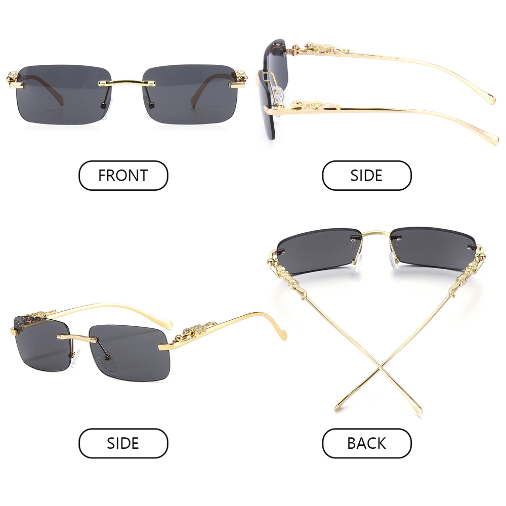 Lunettes de soleil pour l'exté - Men'S Fashion Rimless Glasses avis et prix