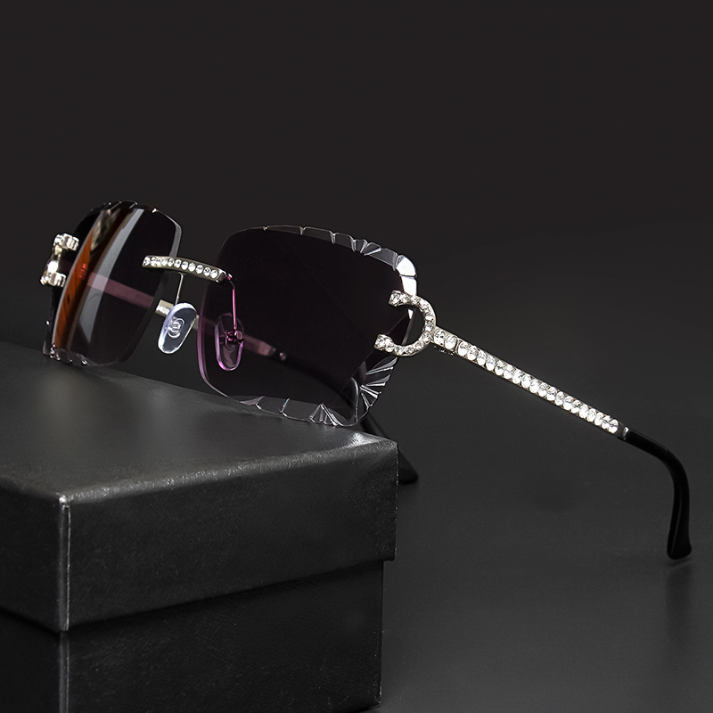 Lunettes de soleil carrées san - Men'S Fashion Rimless Glasses avis et prix