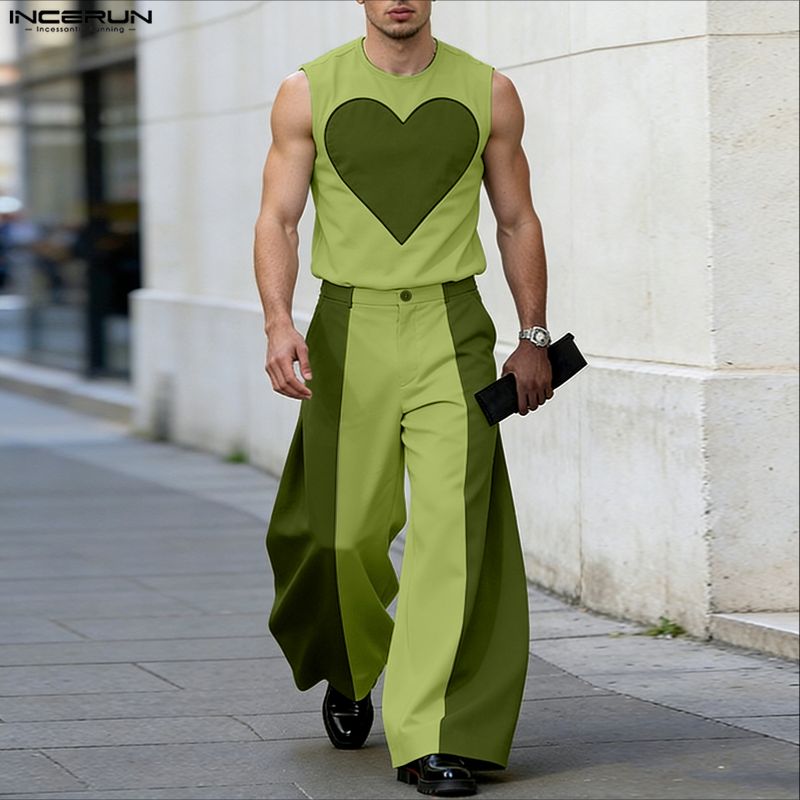 INCERUN Ensembles pour hommes  - Mens Fashion Top avis et prix