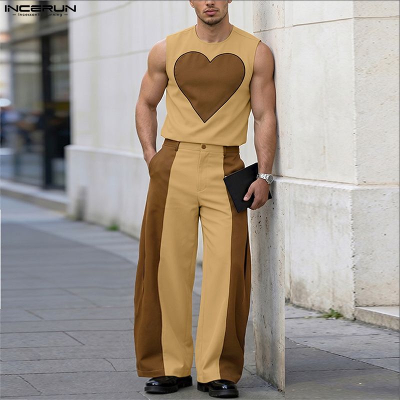 INCERUN Ensembles pour hommes  - Mens Fashion Top avis et prix