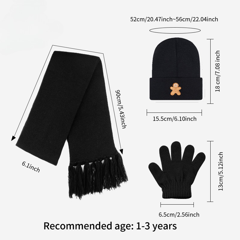 Ensemble de 3 pièces en tricot - Men'S Fashion Gloves avis et prix