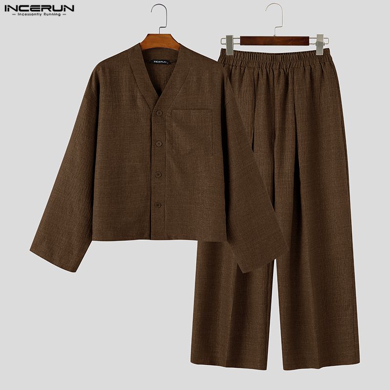 Ensemble homme INCERUN, couleu - Track Suit Men avis et prix
