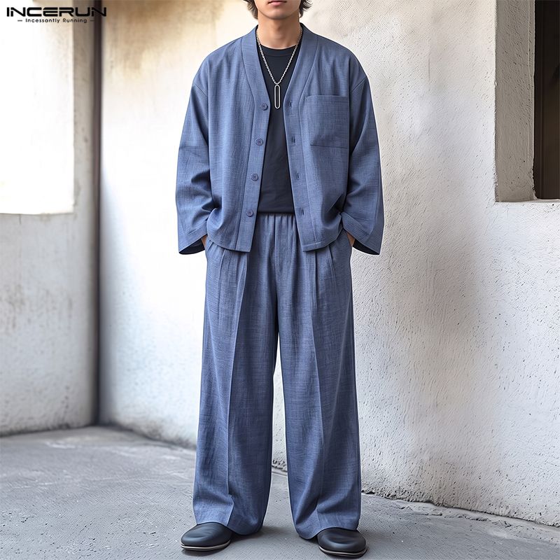 Ensemble homme INCERUN, couleu - Track Suit Men avis et prix