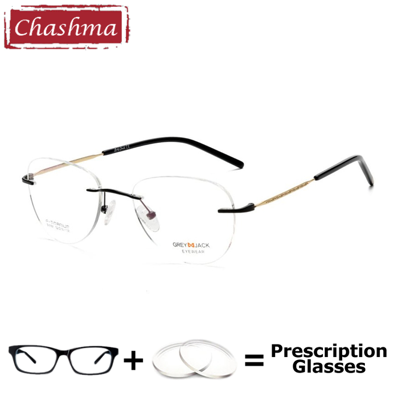 Chashma élégant sans monture l - Men'S Fashion Rimless Glasses avis et prix