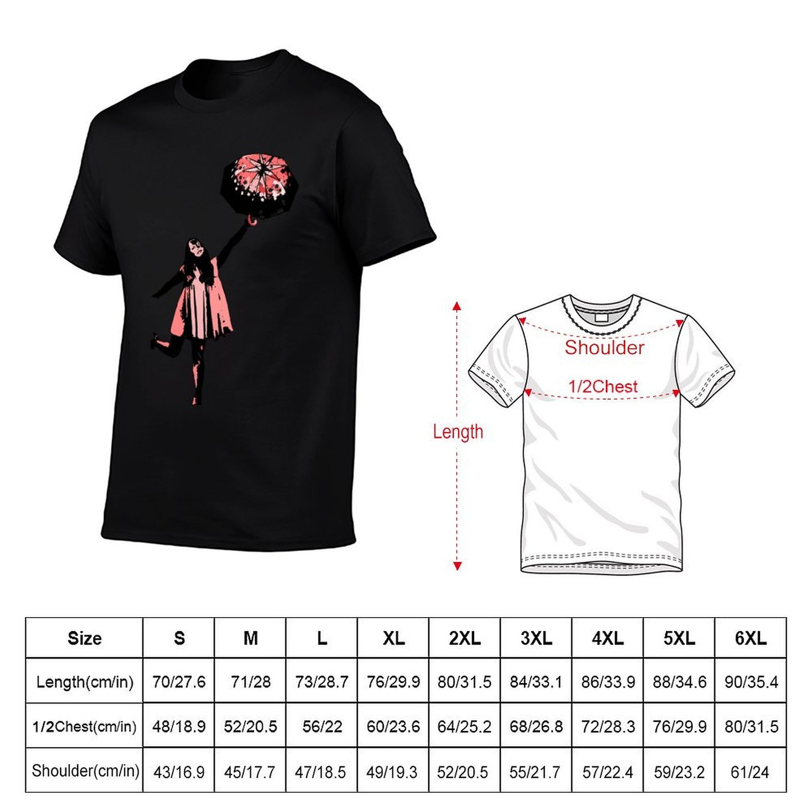 T-shirt Parapluie Rose, vêteme - Men'S Fashion Umbrella avis et prix