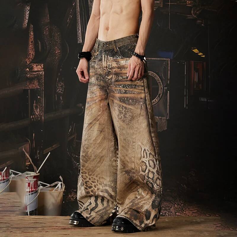 LUZHEN 2026 Nouveau Jean Décon - Men'S Fashion With Baggy Jeans avis et prix