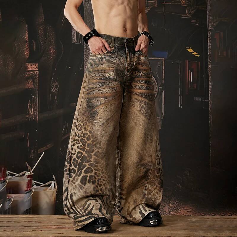 LUZHEN 2026 Nouveau Jean Décon - Men'S Fashion With Baggy Jeans avis et prix
