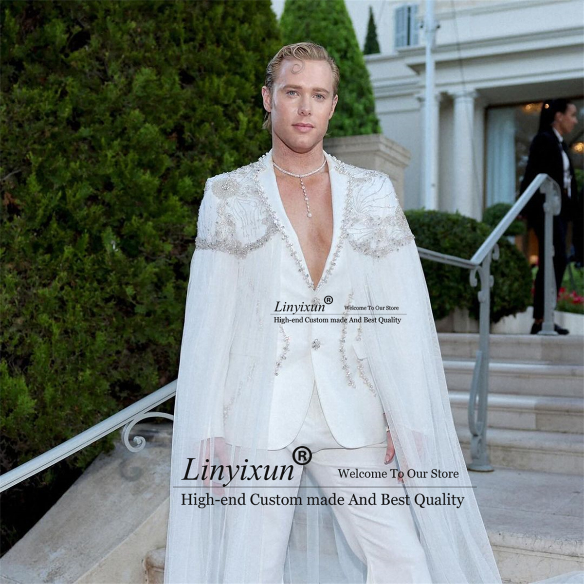 Tuxedos perlés personnalisés p - Mens Fashion Trajes avis et prix