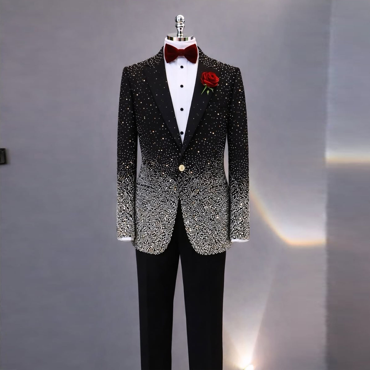Costume Homme Élégant 2 Pièces - Slim Fit Blazer Men avis et prix