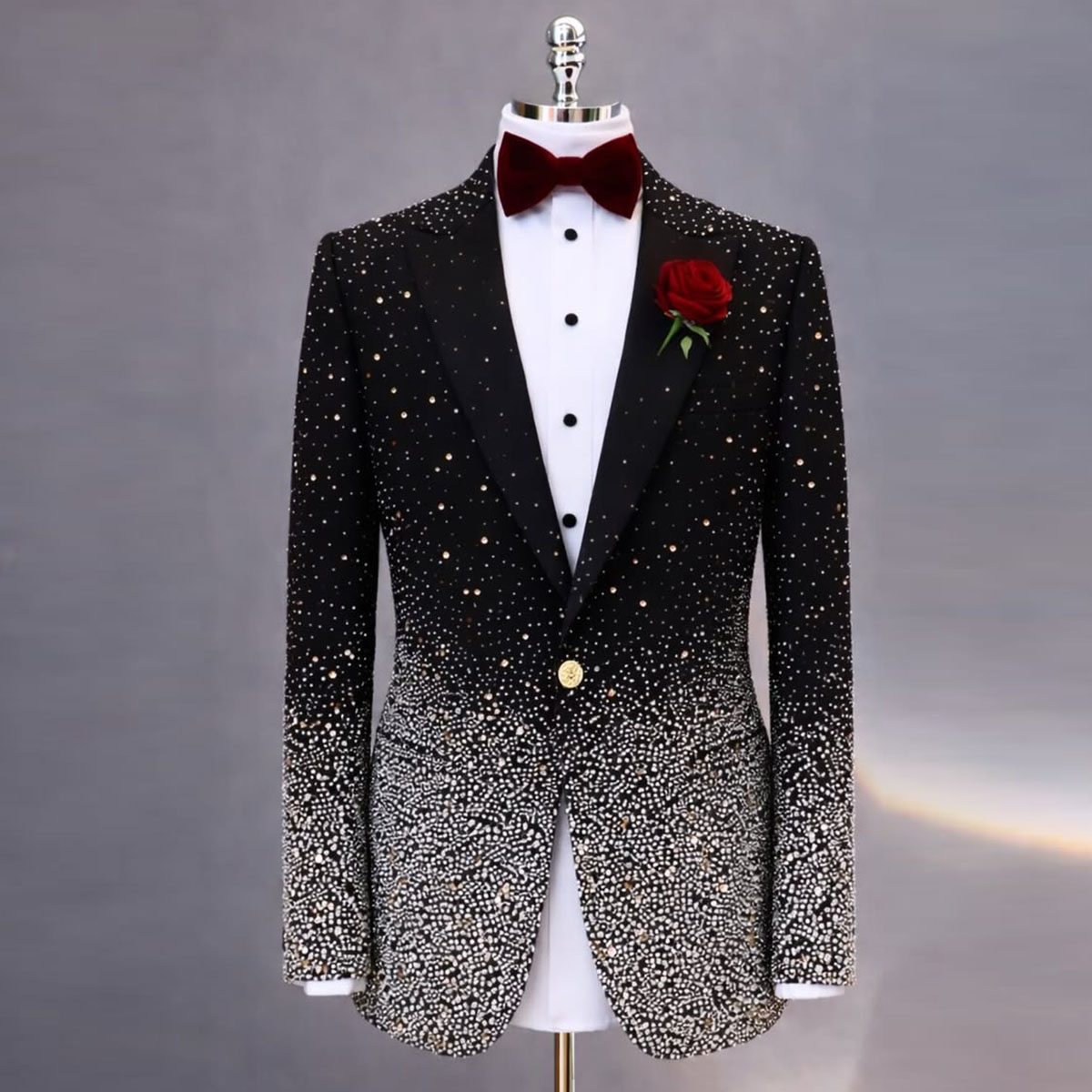 Costume Homme Élégant 2 Pièces - Slim Fit Blazer Men avis et prix