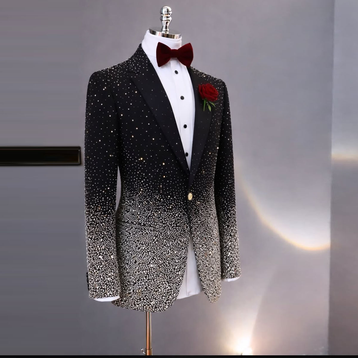 Costume Homme Élégant 2 Pièces - Slim Fit Blazer Men avis et prix