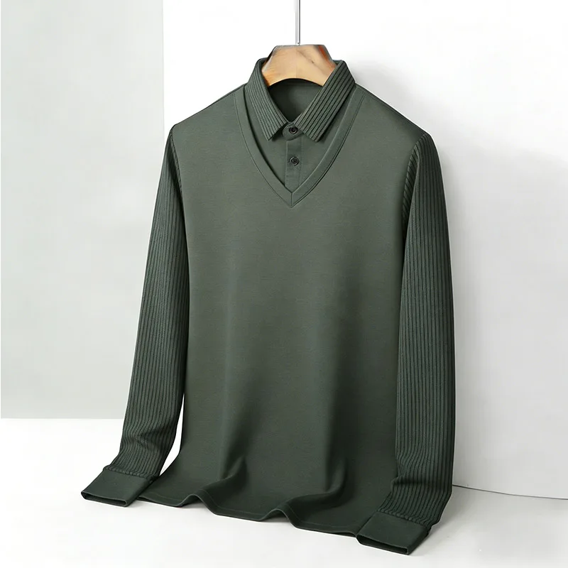 Faux col de chemise deux pièce - Fashion Mens Shirt avis et prix