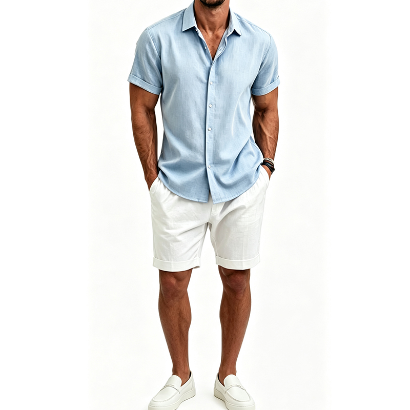 Ensemble chemise et short en c - Track Suit Men avis et prix